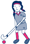 GWS hockey girl
