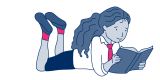 GWS reading girl